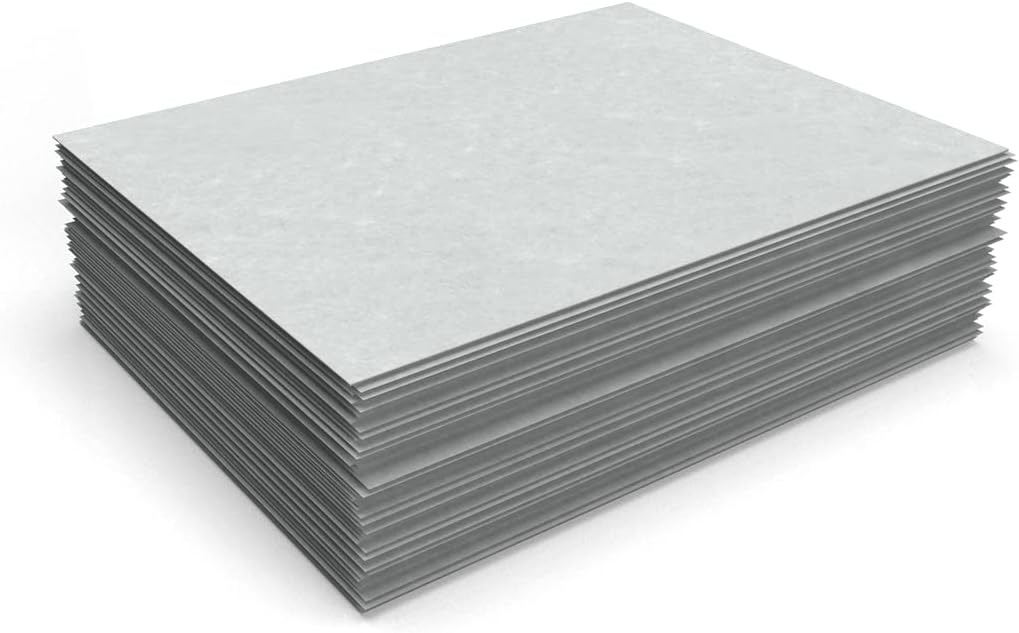 LUXPaper 8.5" x 11" Paper | Letter Size | Blue Parchment | 60lb. Text | 50 Qty