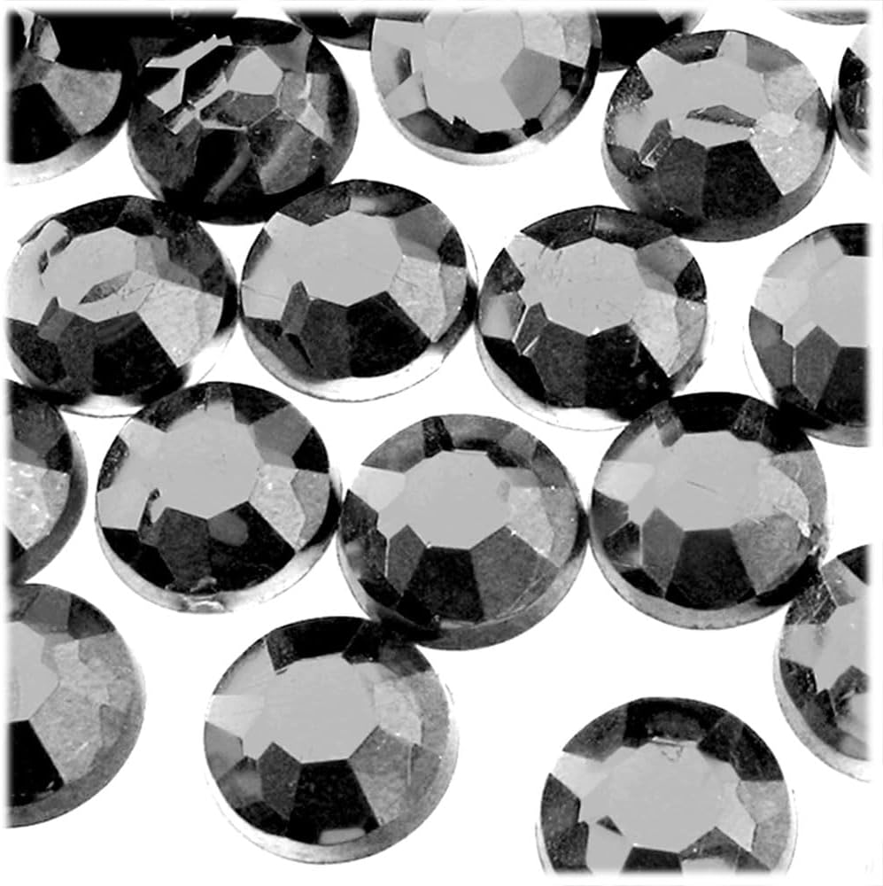 The Crafts Outlet 72pc Rhinestones Round 20mm - Flatback Orange