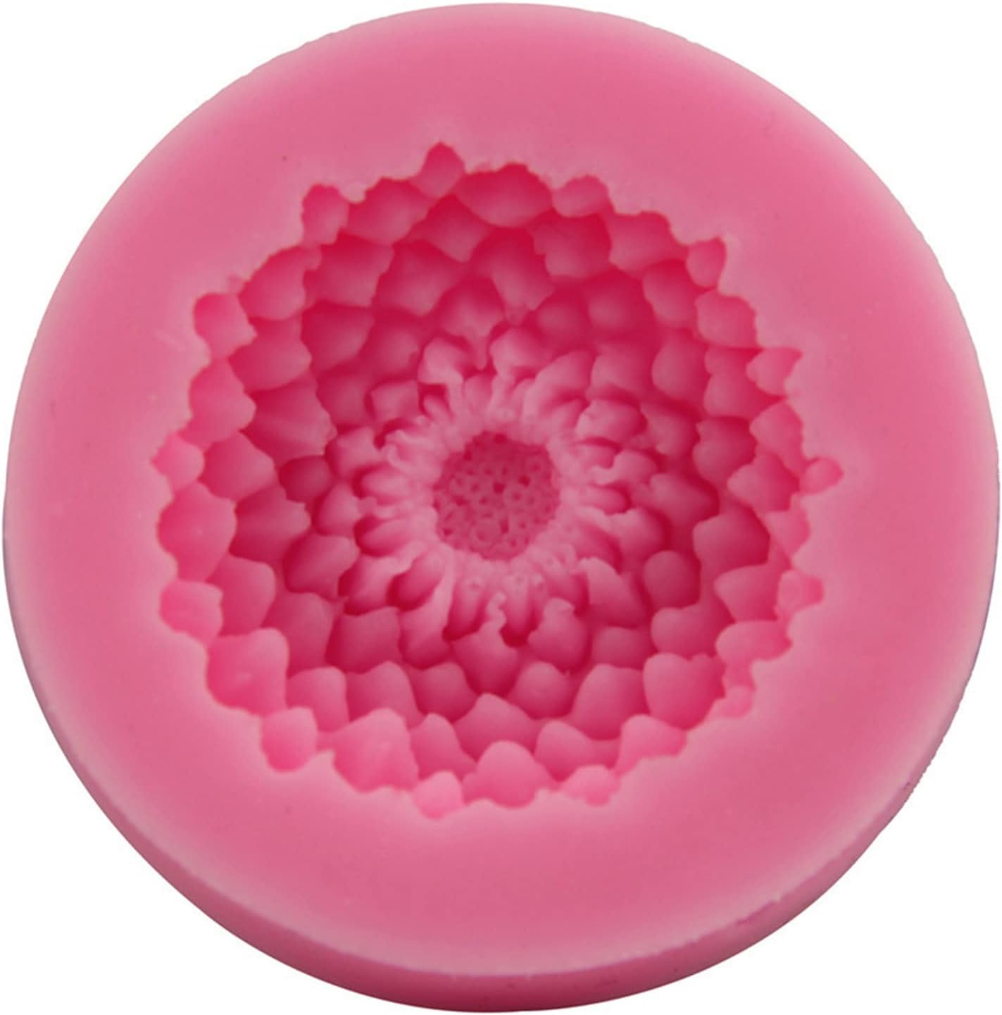 2Pcs Small Sunflower Silicone Mold for Fondant Chocolate Candy Cake Decorating Candle Soap Baking Pastry Polymer Clay