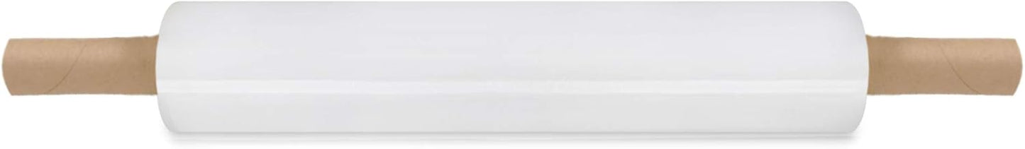 PackageZoom 20 inch x 1000 Feet Stretch Wrap With Handle, Clear Stretch Film, 8 Rolls