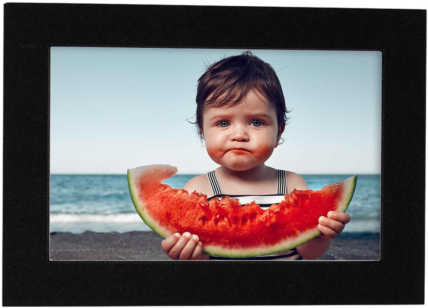 Pack of 25 Acid Free 8x10 Mats Bevel Cut for 6x8 Photos - Black with Black Core Precut Matboards With Backing Boards and Clear Photo Mat Bags For Pictures, Photos, Framing - 4-ply Thickness