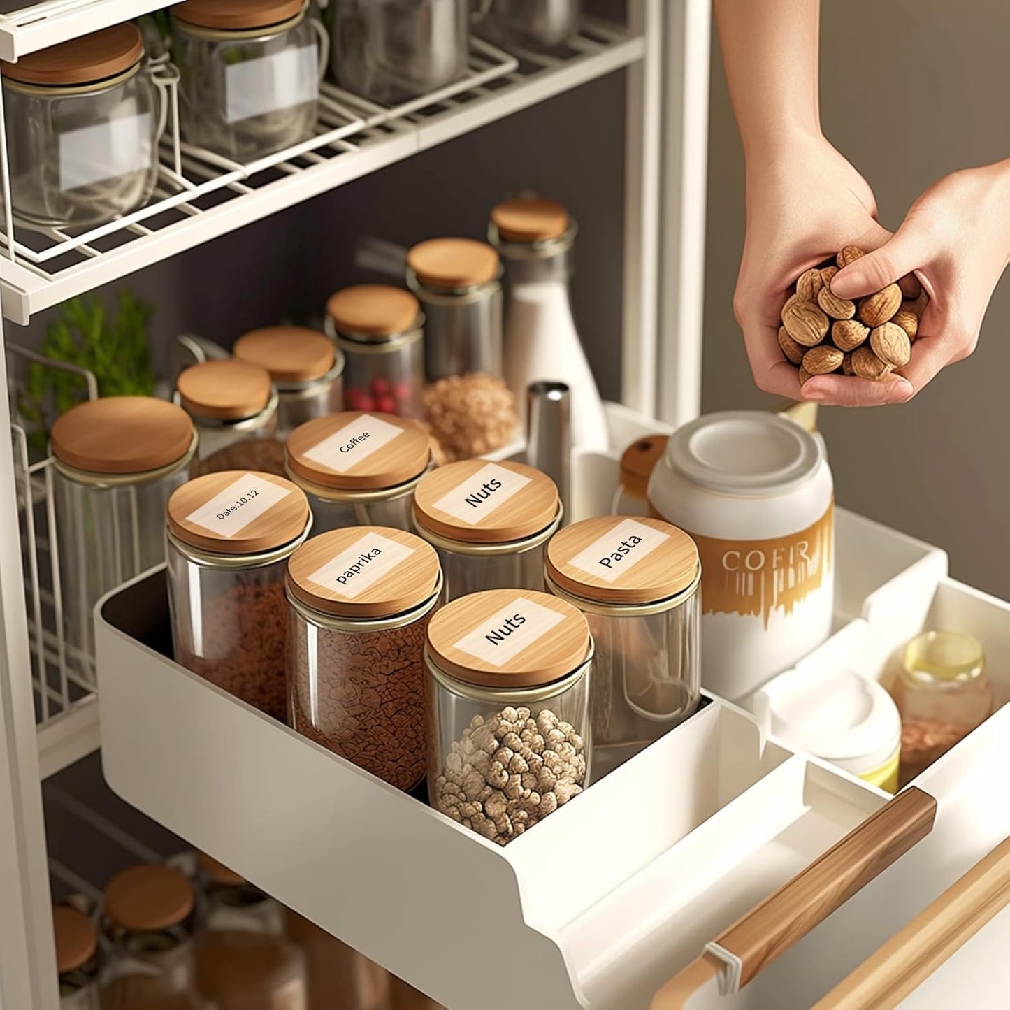 1" x 2" Transparent Thermal Label Stickers,Waterproof Thermal Printer Sticker Labels for Gift Wrapping, Self-Adhesive Name Price Tag DIY Custom Logo Design (500 pcs,Clear)