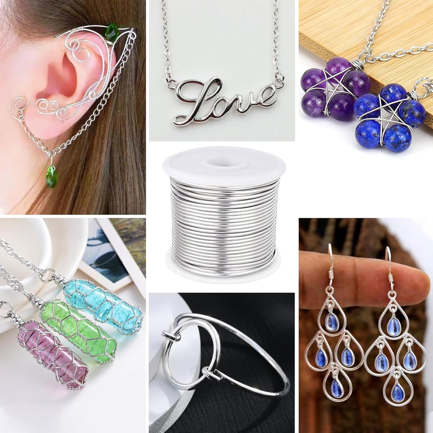 12 Gauge(2mm) Aluminum Wire 35 Yards Anodized Metal Wire for Bonsai Armature Crafting Sculpting Jewelry Craft Making Beading Floral (Purple, 12 Gauge)