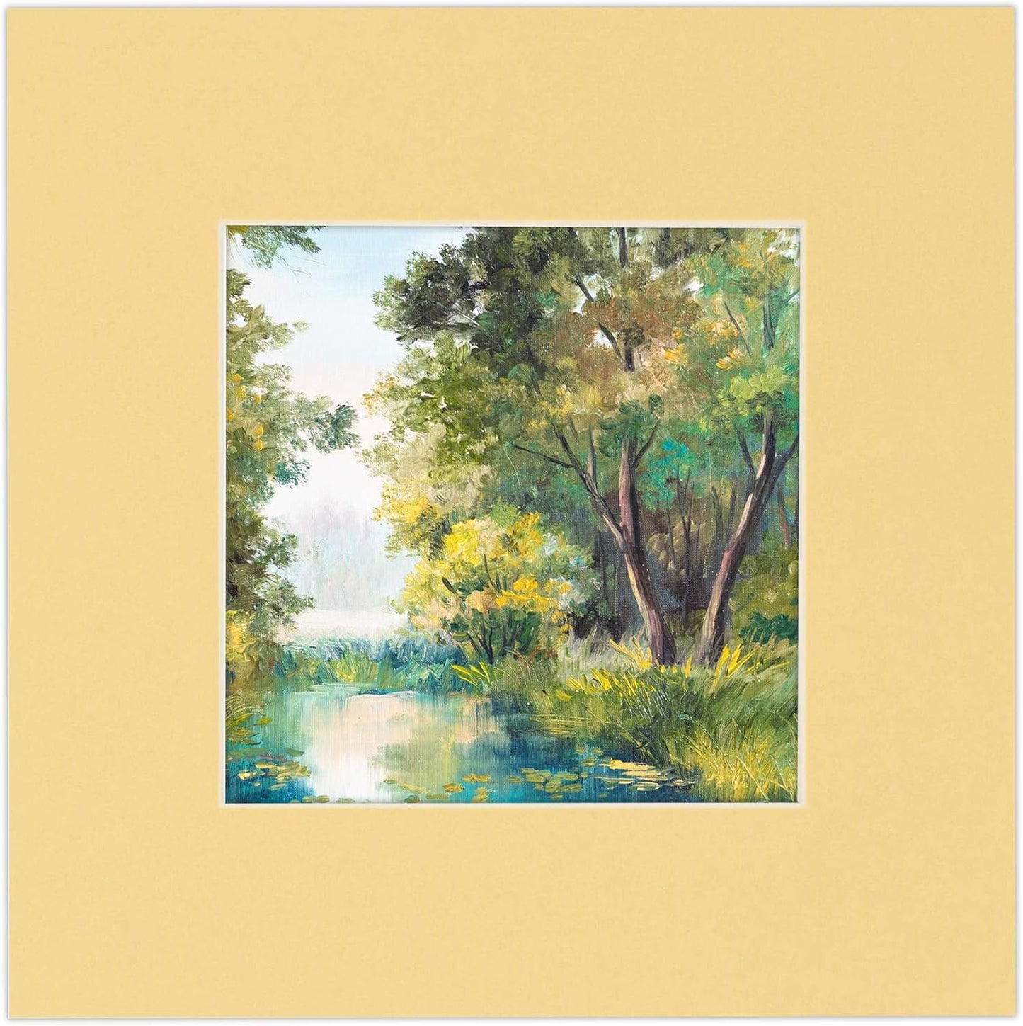 8x10 Mat Bevel Cut for 5x8 Photos - Acid Free Marzipan Beige Precut Matboard With Backing Board and Crystal Clear, Self Seal Photo Mat Bag - For Pictures, Photos, Framing - 4-ply Thickness