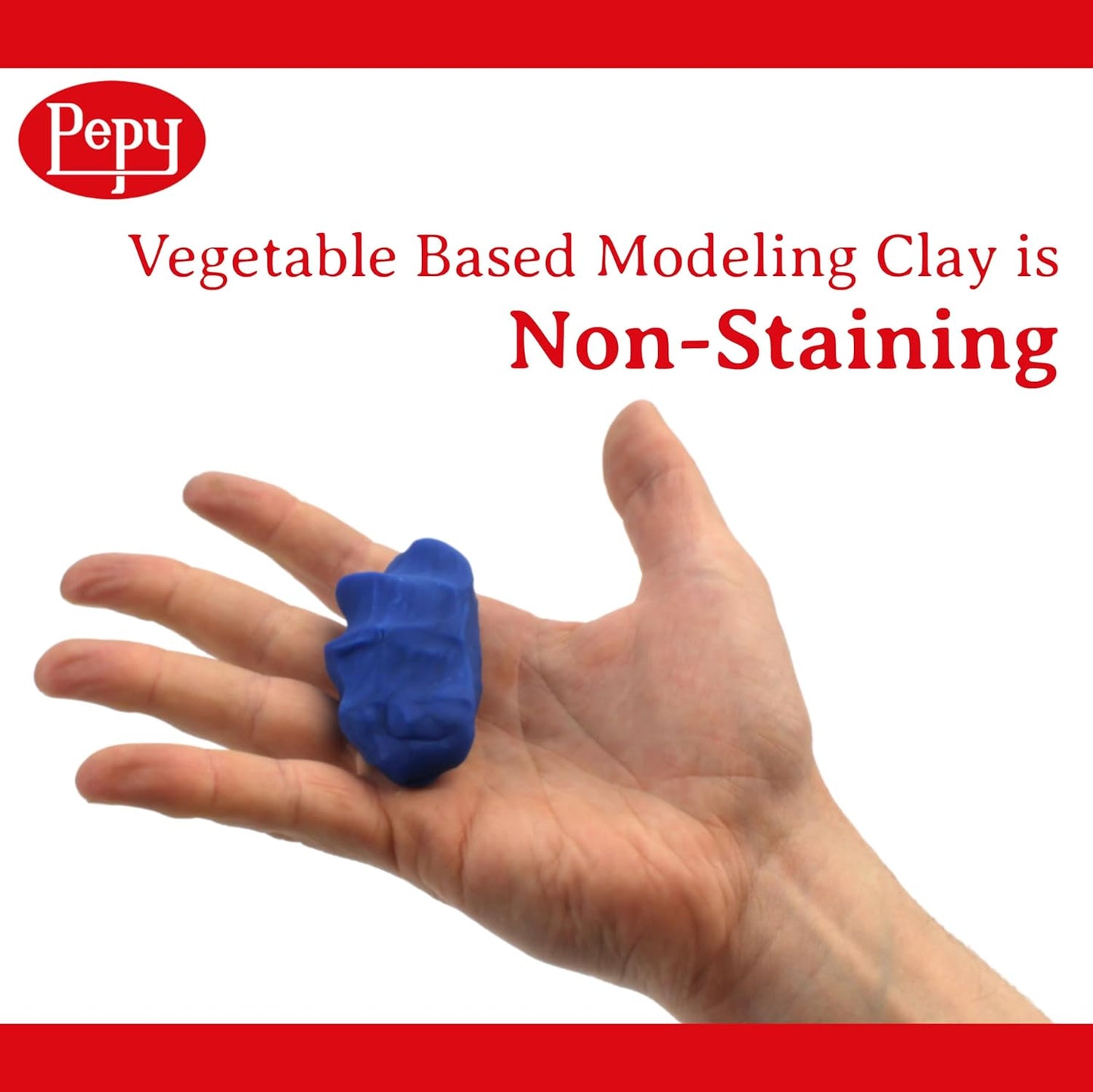 Pepy Plastilina Reusable and Non-Drying Modeling Clay; Set of 24 Bars, 1.4 Ounce Each, Perfect for Arts and Crafts Projects, Purple