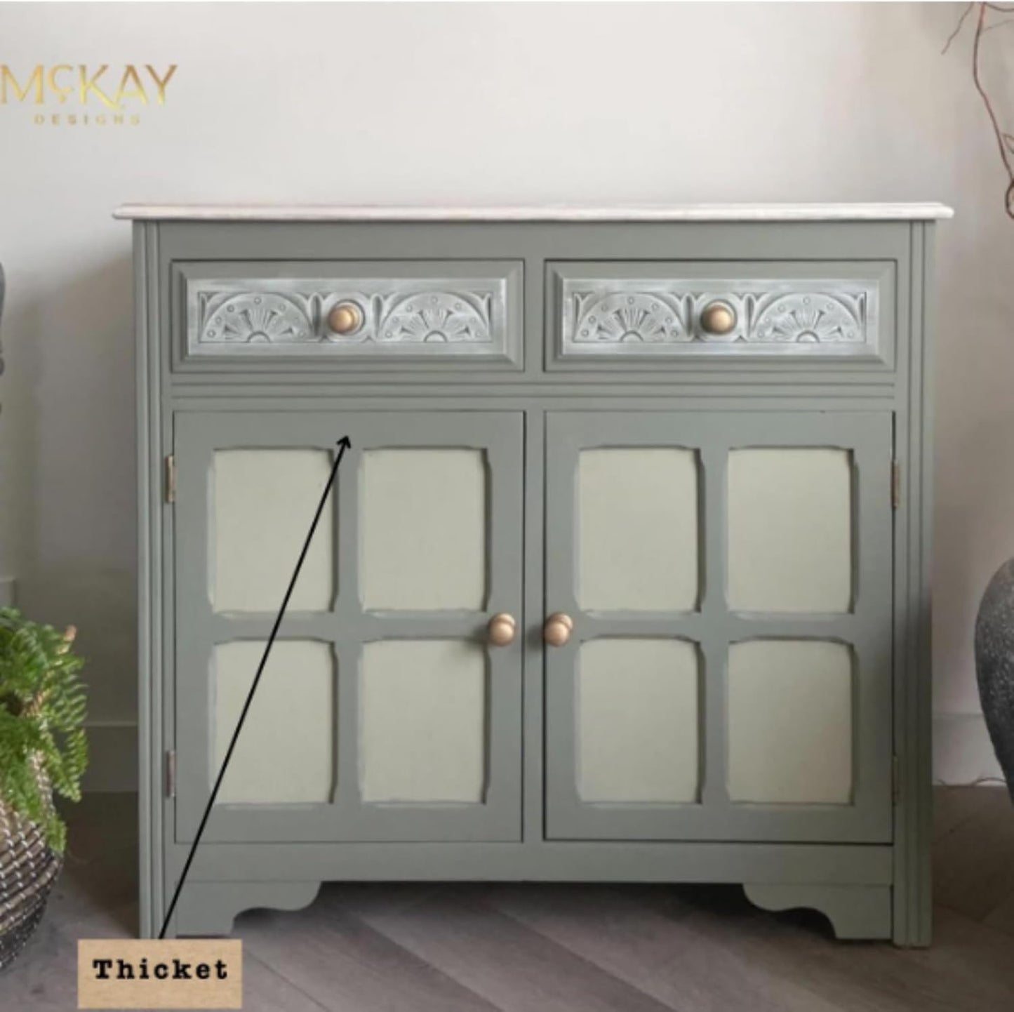 Dixie Belle Paint Company Chalk Finish Furniture Paint – Thicket (16oz) – Matte Chic Chalk Mineral DIY Furniture Paint