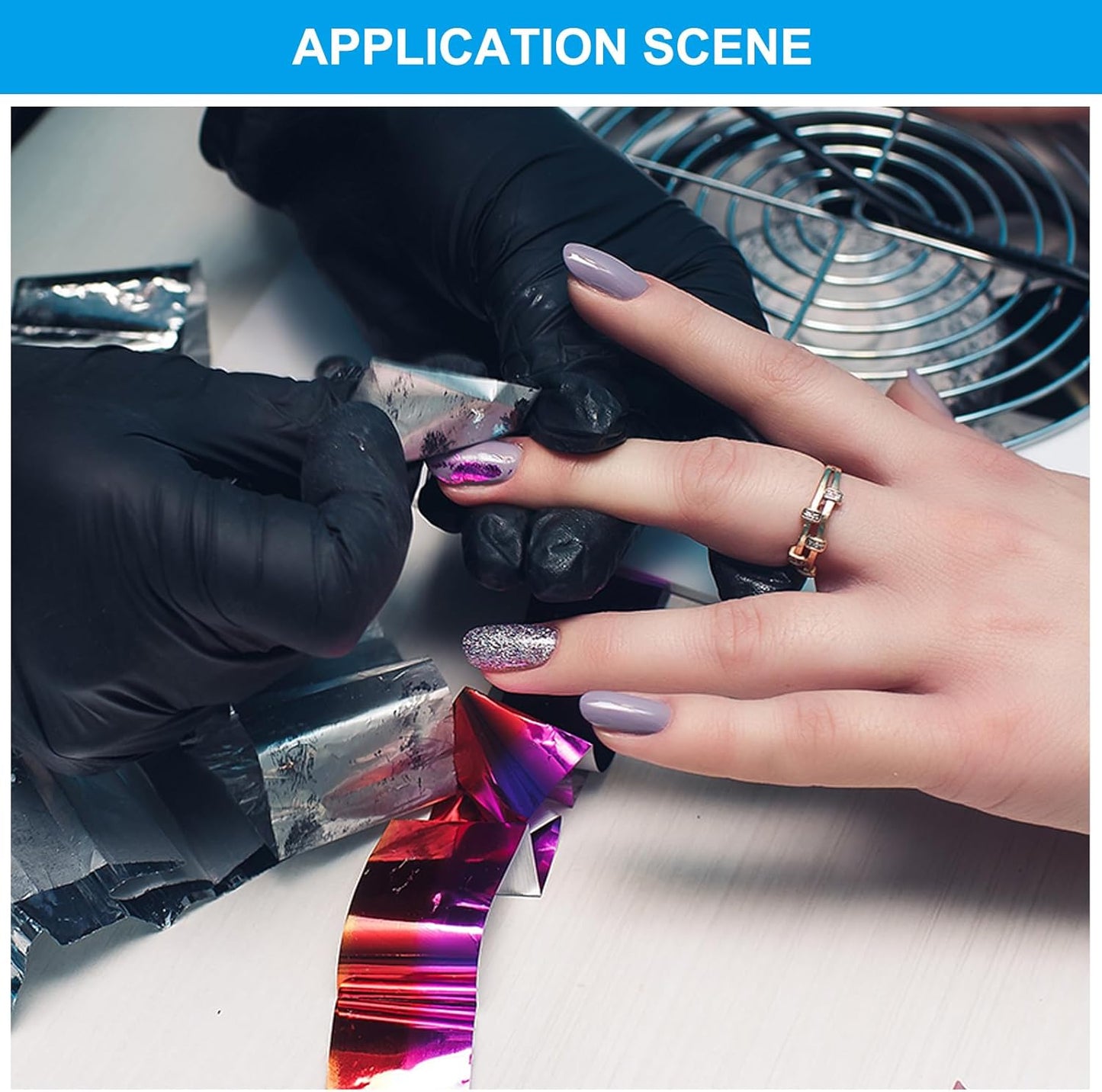 PATIKIL 1.6"x400Ft Hot Stamping Foil Paper,Heat Transfer Hot Stamping Paper Foil Roll for Leather DIY Logo Decor Craft Gift Card Package Scrapbook,Red