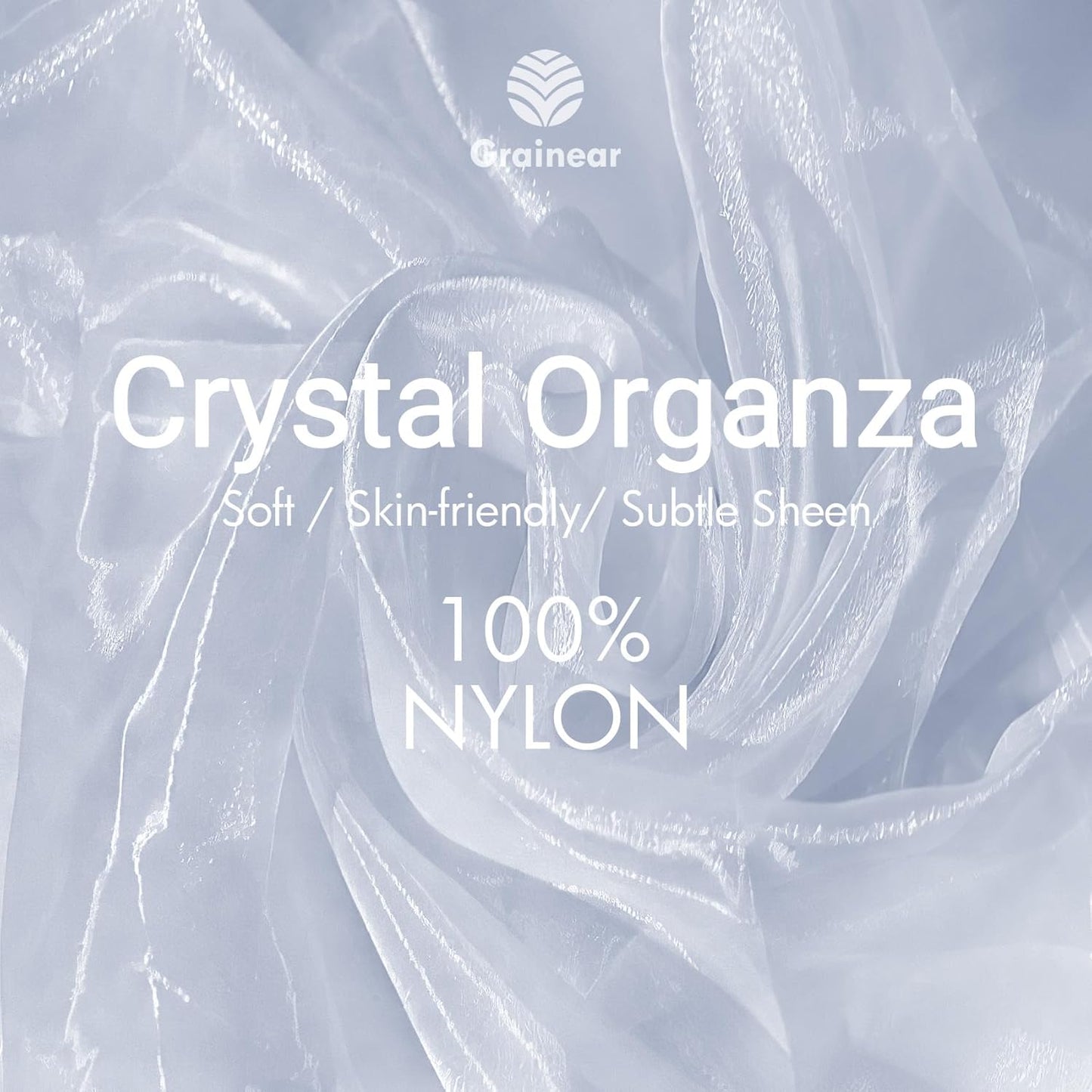 White Organza Fabric – 16" x 20 Yards Elegant Sheer Tulle Bolt for Wedding Arches, Party Decor, Chair Bows, Gift Wrapping & Large DIY Projects (Full Roll)