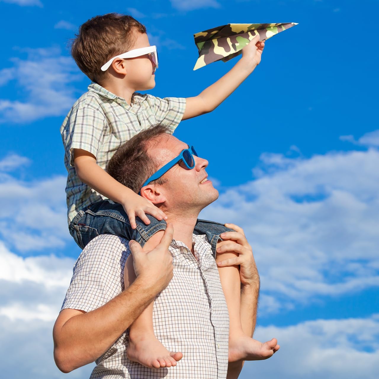 Pigipigi Kids Craft Origami Paper Kit for Kids Ages 5-8 8-12, with Guiding Book, 70 Sheets DIY Art and Crafts Supplies, Colorful Folding Papers Set Projects Gifts Activity for Boy Girl Toys(Plane)