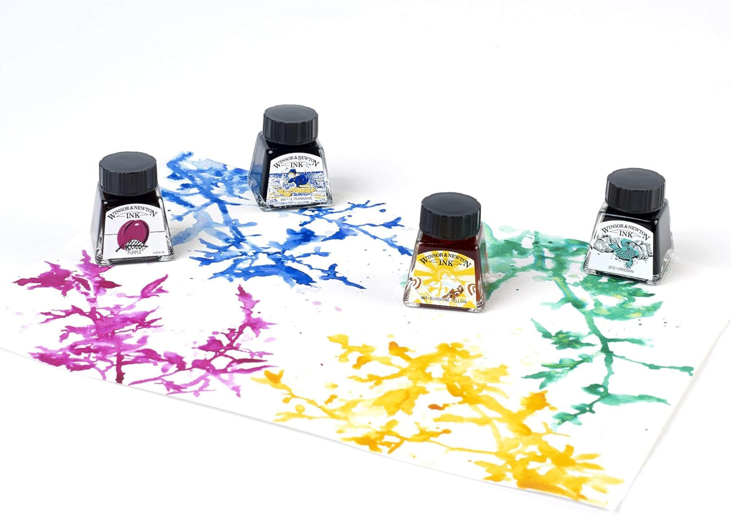 Winsor & Newton Drawing Ink, 14ml Bottle, Canary Yellow