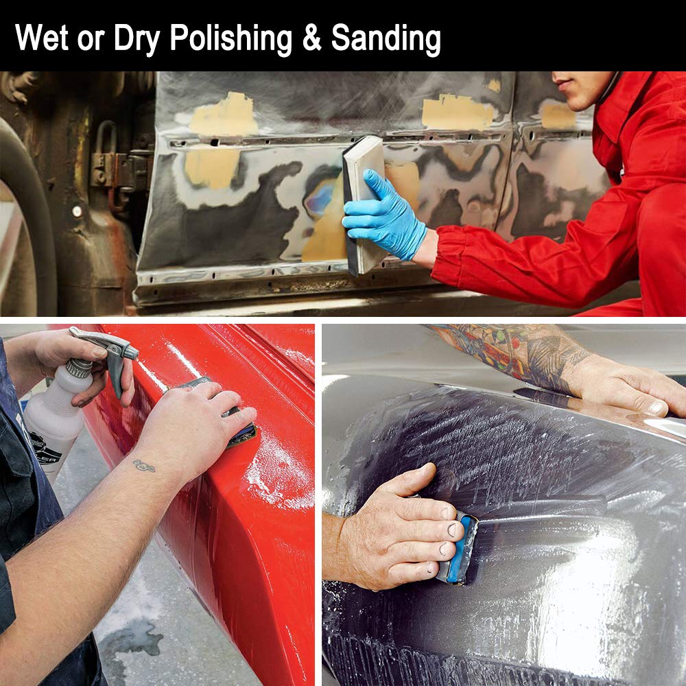 9x3.6 inch Sandpaper, 30 Sheet 5000 Grit Wet and Dry Sand Paper, Fine Precision Abrasive Pads Detail Sander Sheets Paper for Automotive Sanding, Wood Turing Finishing, Metal Furniture Polishing