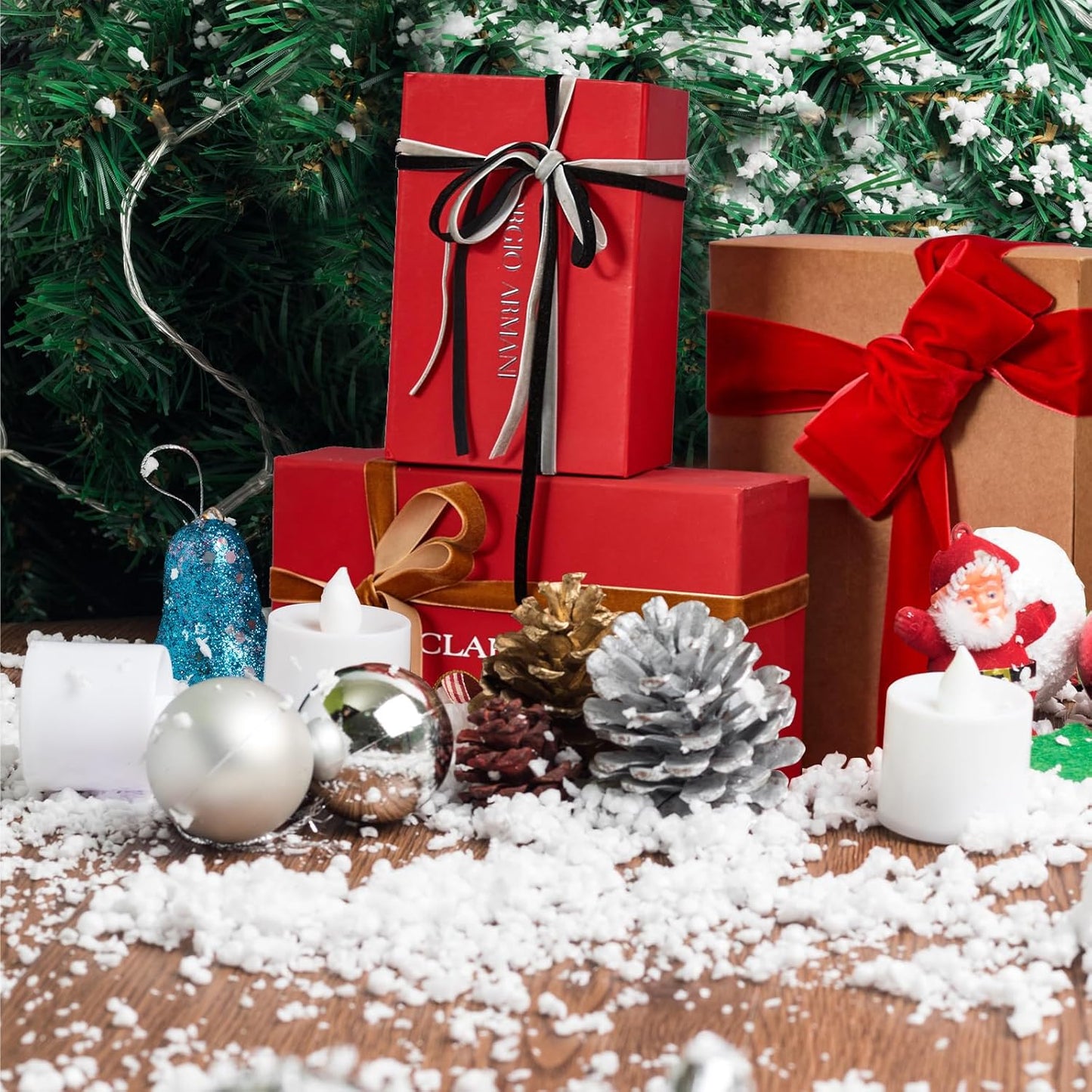 1" X 20 Yards Black Velvet Ribbon for Christmas Tree Wreath Decoration Handmade Crafts Ornaments Gift Wrapping & Bow Making