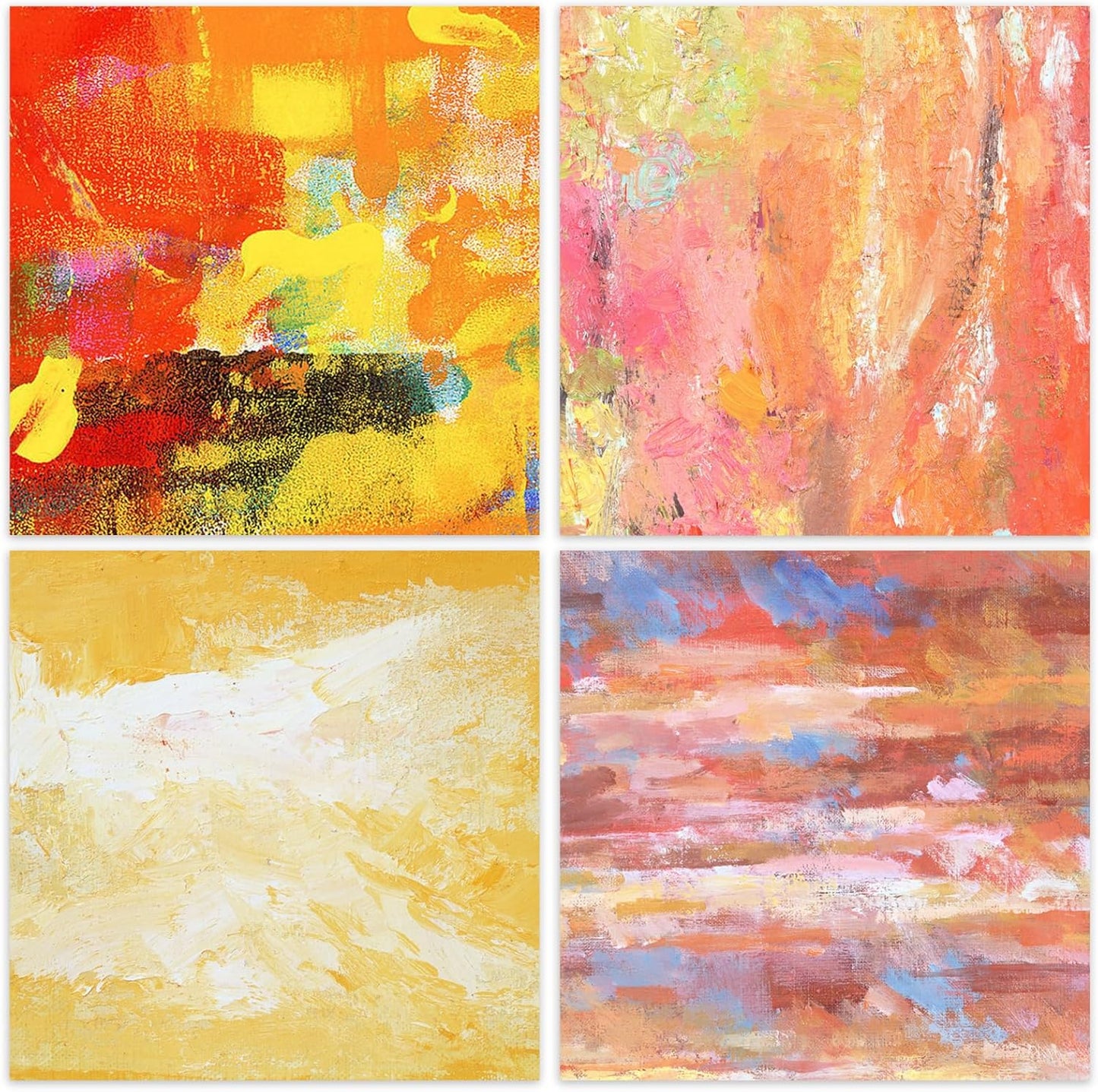 48 Sheets 24 Designs Scrapbook Paper Pad, 6"×6" Single-Sided Decopodge Craft Cardstock Paper,Scrapbooking DIY Decorative Background Cardmaking Supplies.Oil Painting&Landscape