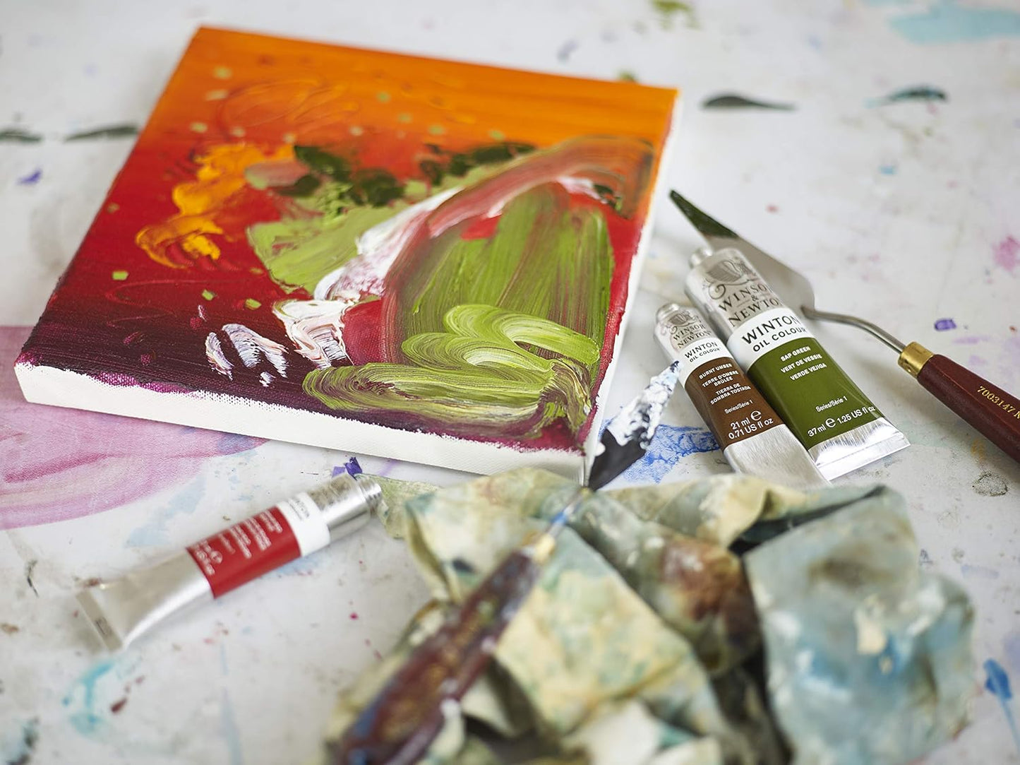 Winsor & Newton Winton Oil Color, 200ml (6.75-oz) Tube, Soft Mixing White