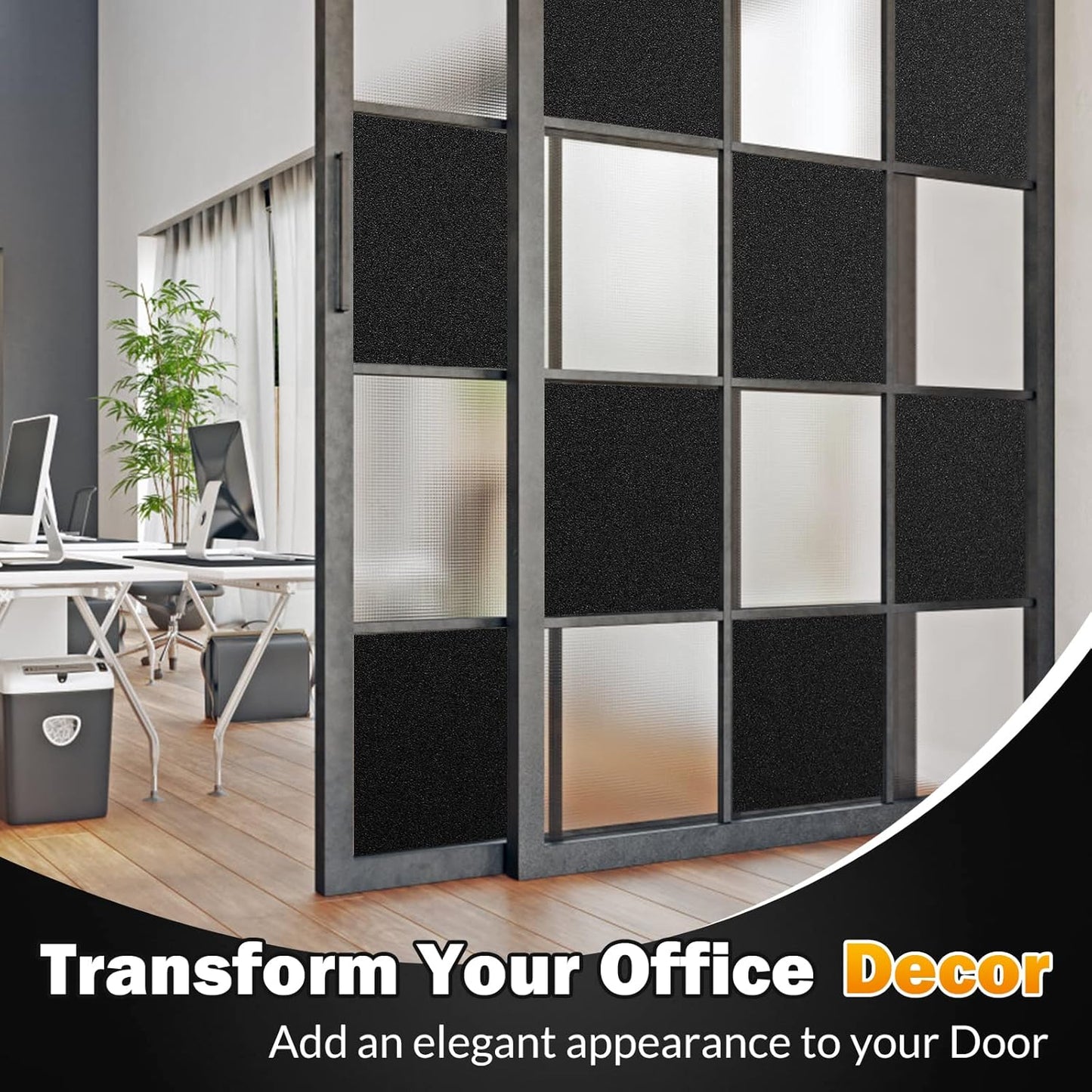 rabbitgoo Blackout Window Film, Sun Heat Blocking Privacy Cover for Glass, Removable Opaque Room Darkening Dark Black Out Window Covers Tint Shades for Home Day Sleep Light Blocker 11.8 x 78.7 Inches