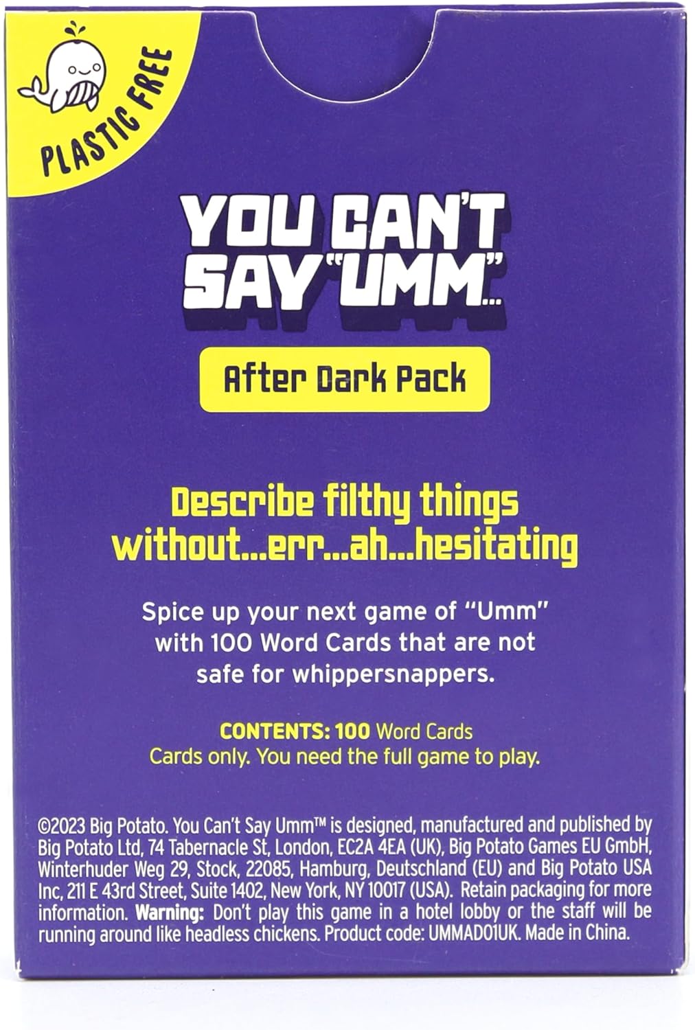Big Potato You Can't Say UMM After Dark Pack - Adult Content Expansion Pack for Those with a Rude Sense of Humour