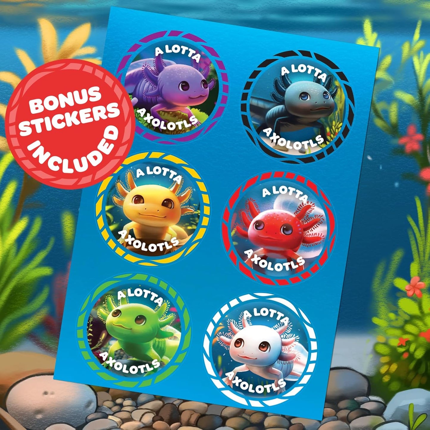 A Lotta Axolotls | Lighthearted Card Game | Great for Game Night | Perfect for Kids and Adults | Ages 6 and up