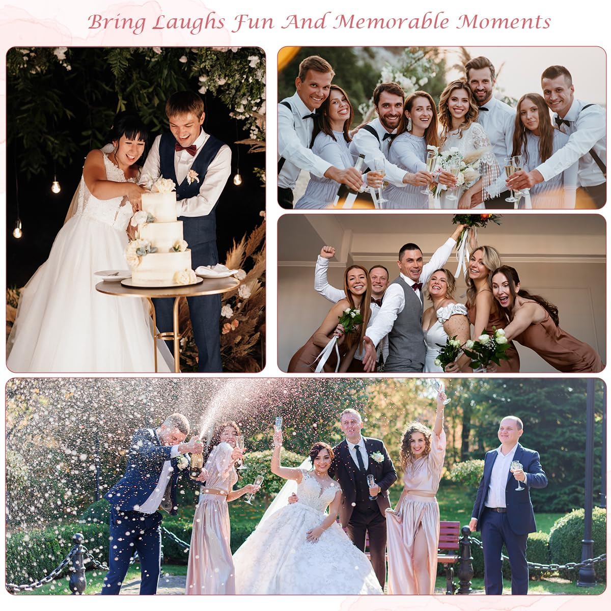 Wedding Shower Games Cards, Advice for The Newlyweds, Bridal Shower Games 25 Guests, Engagement Party Wedding Games for Guests, Pink Ribbon Bow Wedding Party Supplies - E01