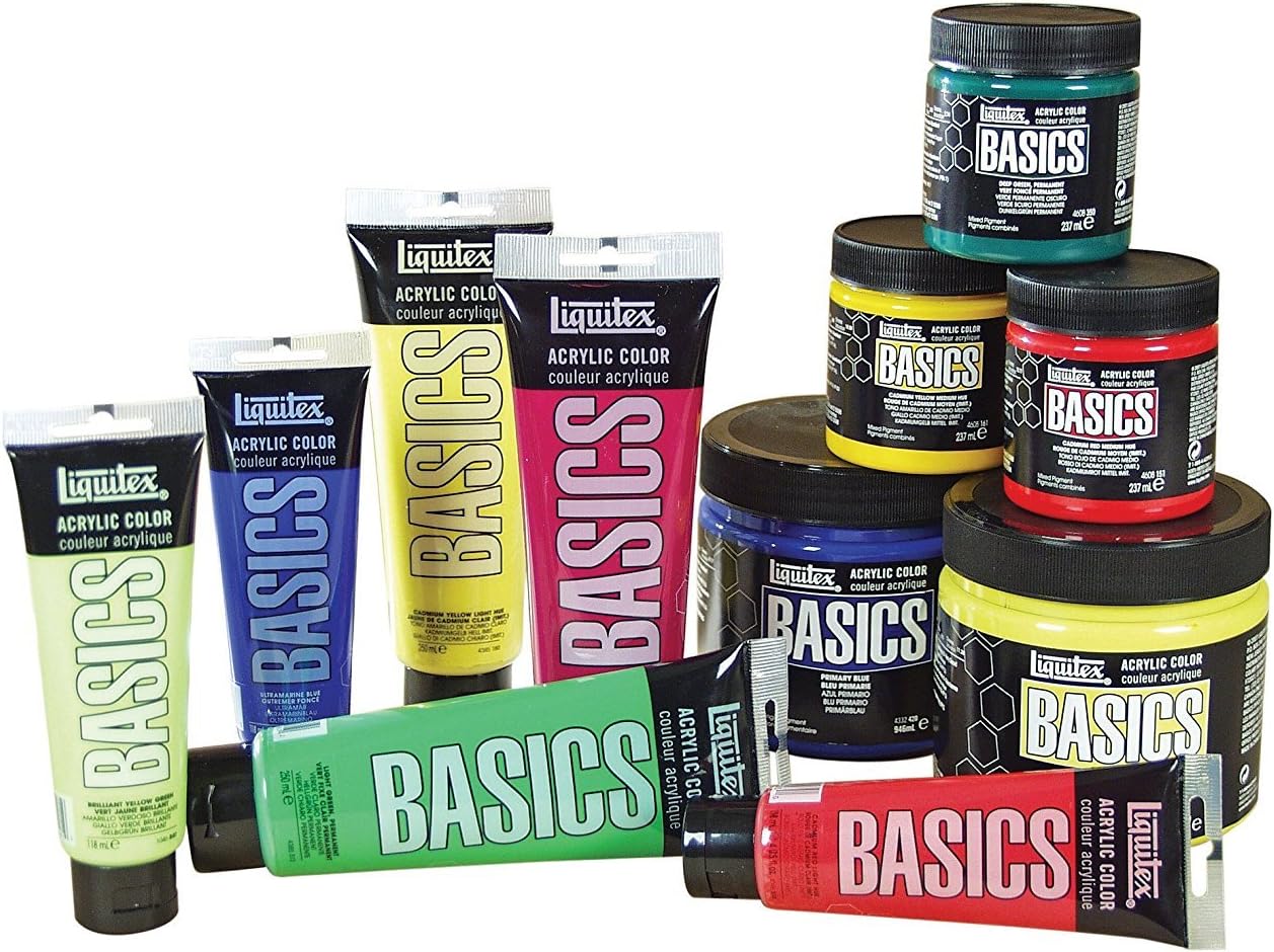 Liquitex BASICS Acrylic Paint, 118ml (4-oz) Tube, Raw Sienna