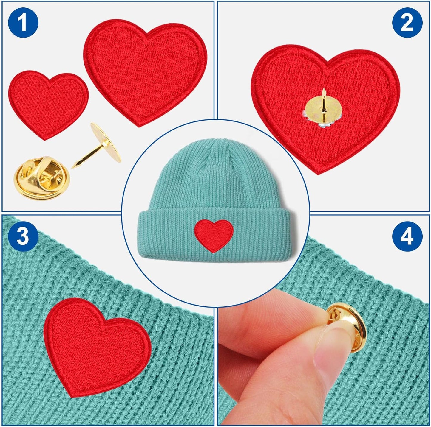 130 Set Pin Backs, Blank Pins Scatter Butterfly Clutch Pin Holder Enamel Pins Locking Backs Tie Tacks Jewelry Backings Clasp for Brooch Lapel Hat Uniform Badges Tie Tack (10mm, Silver&Gold)