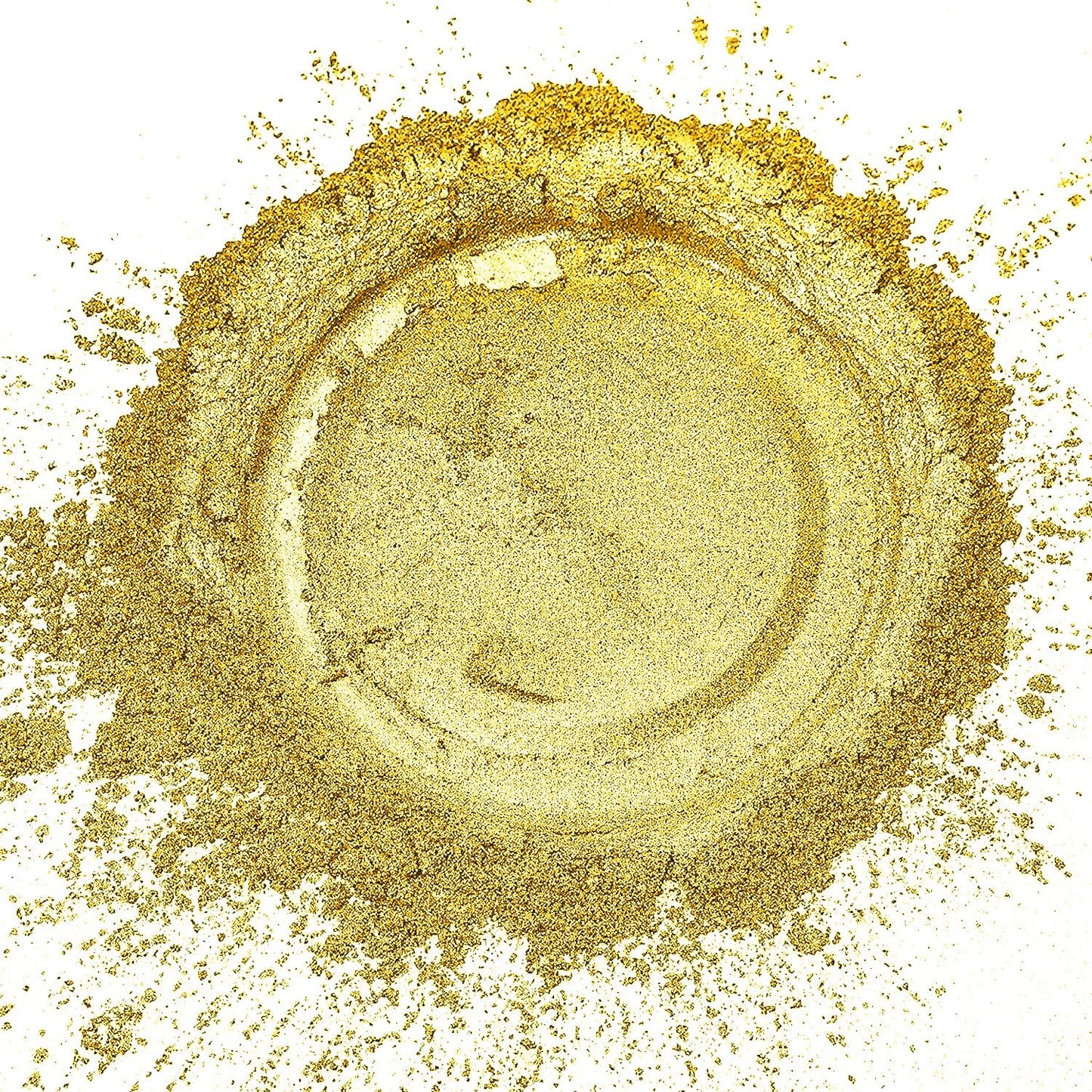 Sun Gold Mica Powder for Epoxy Resin,Natural Shimmer Mica Powder Used for Coloring Resin Artwork, car Spray Paint, Candles, soap, Eye Shadow, Lip Gloss, Nail Polish(50g/1.7oz)
