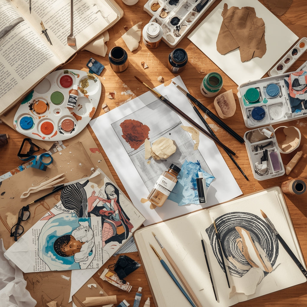 Mixed Media Art Supplies for Creative Layered Artwork | Craft & Quest