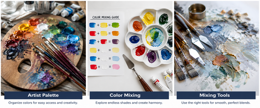 Palette & Mixing Tools: A Complete Guide for Artists and Beginners