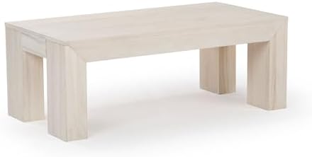 Plank+Beam Modern Coffee Table, 48 Inch, Rectangular - Image 4