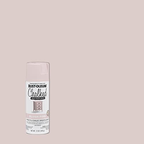 Rust-Oleum Chalked All-in-One Ultra Matte Blush Pink Spray Paint - Image 2