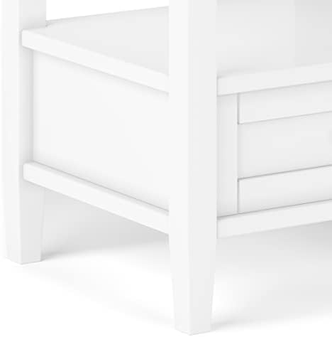 SIMPLIHOME Warm Shaker 20" Wide End Tables in White - Image 6