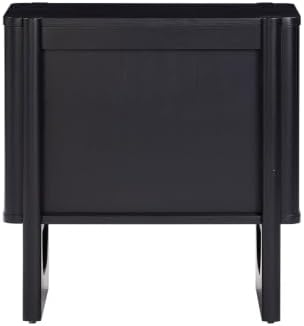 Nathan James Solace Mid Century Modern 2 Drawer Nightstand - Image 3