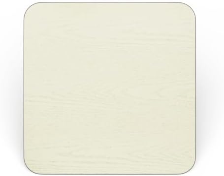 24" x 24" Square Reversible White Birch/Ash Laminated Table Top, Commercial - Image 3