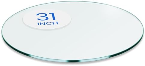 Dulles Glass 31 inch Round Glass Table Top by DullesGlass