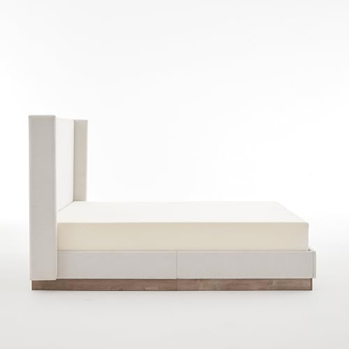 Queen Textured Canvas Bed Frame - Image 6