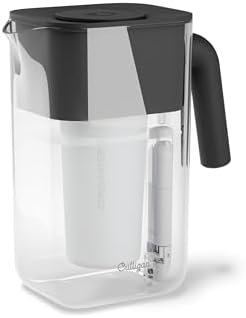 Culligan ZeroWater 10-Cup Pitcher Water Filter Removes PFAS, Matte Black by CulliganWater