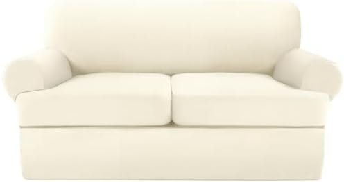 T Cushion Loveseat Slipcover 3 Pieces Sofa Covers by Jcones