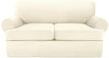 T Cushion Loveseat Slipcover 3 Pieces Sofa Covers by Jcones