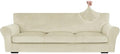 XINEAGE 4-Piece Velvet Oversize Sofa Cover, Couch Covers by XINEAGE