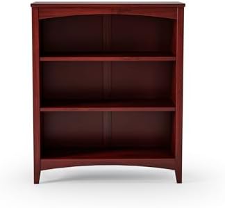Camaflexi Shaker Style 3 Shelf Bookcase/Solid Wood / 36" High/Adjustable - Image 6
