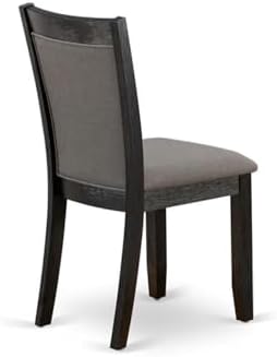 East West Furniture MZC6T50 Monza Parson Dining Room Chairs - Image 7