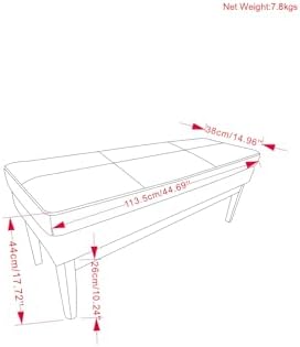 SIMPLIHOME Carlson Ottoman Bench - Image 3