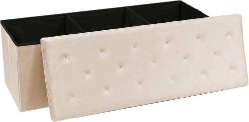 PINPLUS Folding Storage Ottoman Bench - Image 6