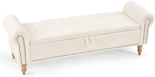 Furniliving 63” End of Bed Storage Bench, Bedroom Bench by FurnilivingFurnitureforHome