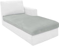 MAXIJIN 1 Piece Velvet Chaise Cover Stretch Sectional Couch Covers by MAXIJIN