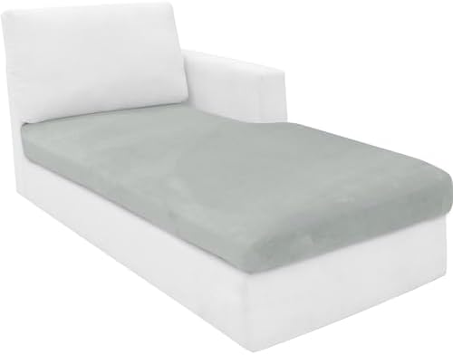 MAXIJIN 1 Piece Velvet Chaise Cover Stretch Sectional Couch Covers by MAXIJIN