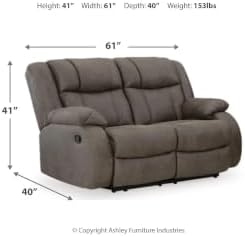 Signature Design by Ashley First Base 61" Wall Hugger Reclining Loveseat - Image 2