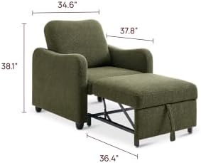 mopio Sophie Convertible Sleeper Chair Bed - Image 2