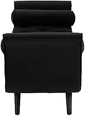 Velvet Storage Bench 65" Tufted End of Bed Ottoman - Image 6