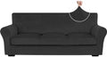 XINEAGE 4-Piece Velvet Sofa Cover, Couch Covers by XINEAGE