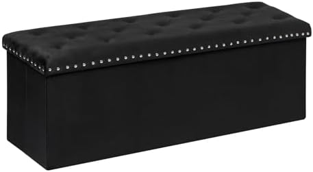 PINPLUS Folding Storage Ottoman Bench by PINPLUS